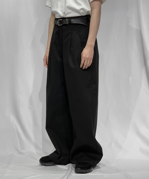 【定価20900円 】Toironier 2Tuck Wide Pants 2 Toironier パンツ Toironier/トワロニエ/2tuck wide denim pants