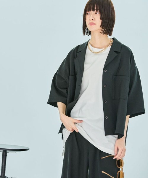 LAKOLE（ラコレ） ブラウス シャツ 「セットアップ対応／多機能ウェア