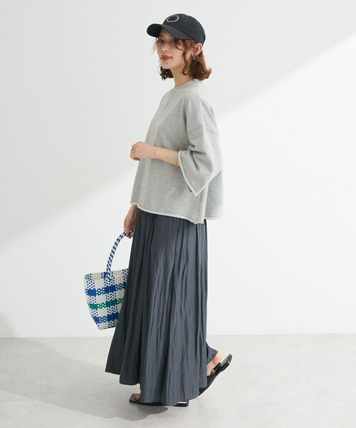 ワイドパンツ　ブルー 7909ea4e5de4156fa6b462ea4a373b