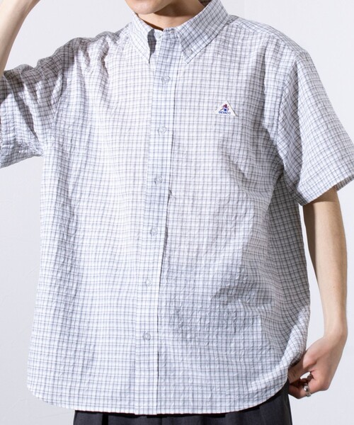 GEVACO シャツ 「EXCLUSIVE」「GEVACO/ゲバコ」シアサッカー