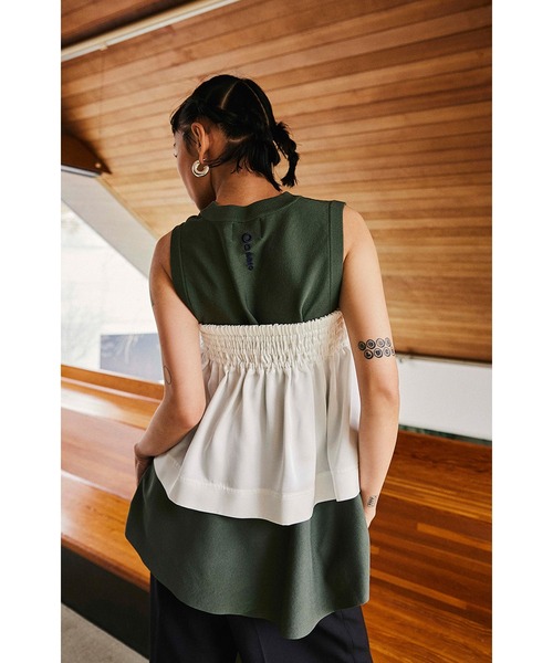 OMMOニット V NECK SHAGGY KNIT TOP（ニット/セーター）｜OMMO（オーエムエムオー