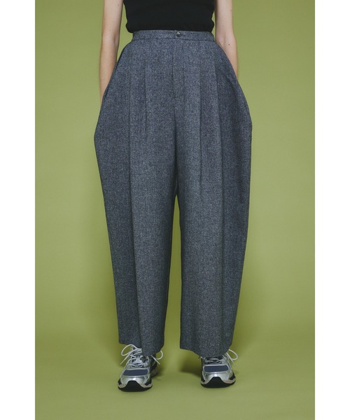HeRIN.CYE パンツ Many tuck pants メニータックパンツ レディース