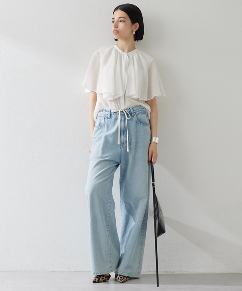 Whim Gazette ブラウス シャツ ケープブラウス レディース