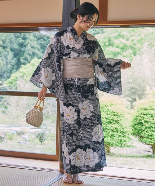 花柄浴衣・帯・下駄・バッグセット 楽天市場】浴衣帯 下駄セットの通販