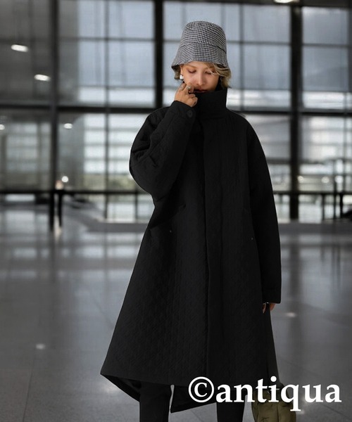 antiqua（アンティカ） 「patterntorso」コート ONESIZE ブラック