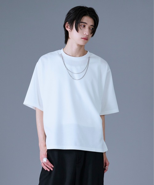 Ellno Loset（エルノロゼット） tシャツ 2WAYチェーンネックレスT