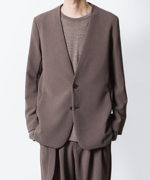 ATTACHMENT（アタッチメント） ジャケット ノーカラージャケット PE