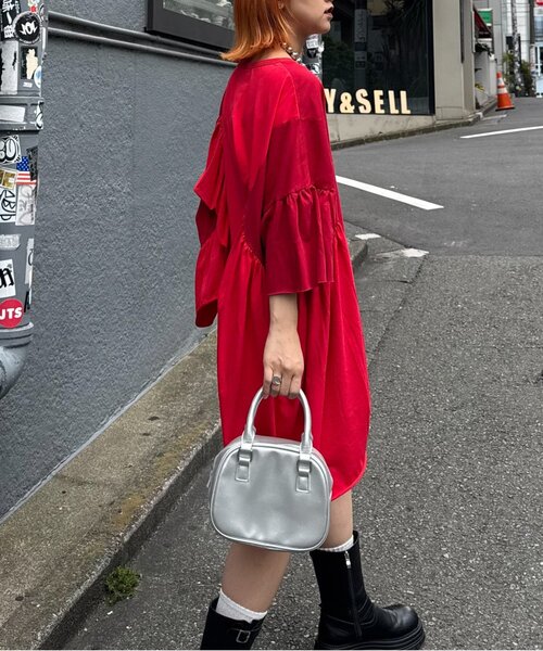 etsinta tシャツ etsintaリメイクフリルオーバーTEE レディース