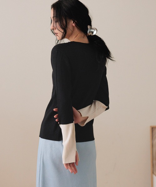 LOWRYS FARM（ローリーズファーム） ニット セーター 12Gハイショク