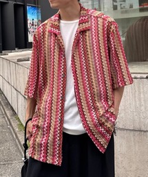 シャツ 「通気性」ユニセックスレースシアーストライプ柄ルーズシャツ メンズ レディース｜ZOZOTOWN Yahoo!店