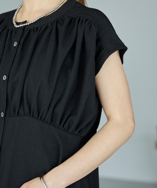 フレンチギャザーワンピース Sugar spoon ワンピース ・SUGAR SPOON フレンチギャザーカット