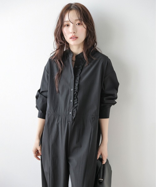 【新品タグ付き】LIten Shirring ブラウスブラックラッシュガード SUGAR BISKET（シュガービスケット） uvカット ラッシュガード