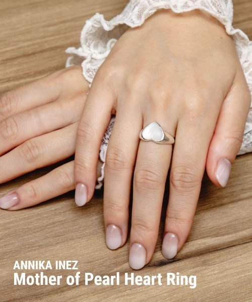 ANNIKA INEZ(アニカイネズ) 指輪 リング ANNIKA INEZ Pearl Heart ANNIKA INEZ(アニカイネズ) 指輪 リング ANNIKA INEZ Pearl Heart