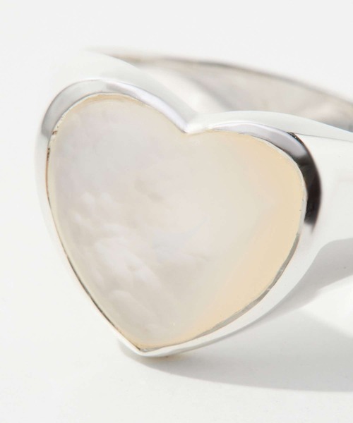 指輪 リング ANNIKA INEZ Pearl Heart Ring， Sml アニカ イネズ パール ハート リング レディースの画像