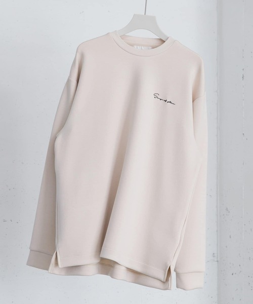 「SENSE OF PLACE by URBAN RESEARCH」 長袖Tシャツ MEDIUM ライトグレー メンズ