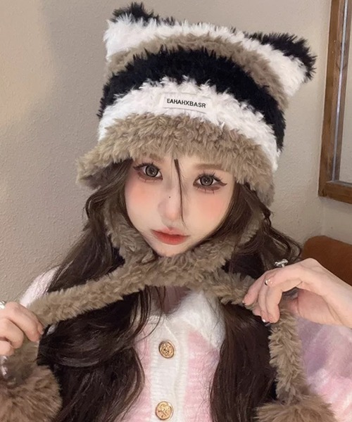 shopnikoniko 「shopnikoniko」 「EAHAHXBASR」ニットキャップ