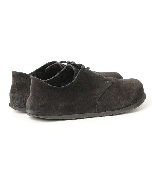 「BIRKENSTOCK」 レザーシューズ 26.5cm ブラック メンズ