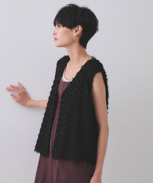 our 洗えるフリンジベスト 洗えるフリンジベスト – OURHOME