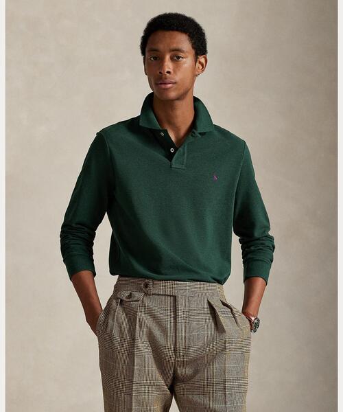 新品タグ付き！POLO RALPH LAUREN カスタムスリム ポロシャツ POLO RALPH LAUREN ポロシャツ カスタム スリム ロングスリーブ