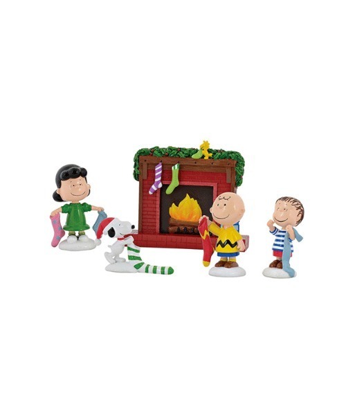 SNOOPY インテリア 「JIM SHORE」スヌーピー クリスマスソックス