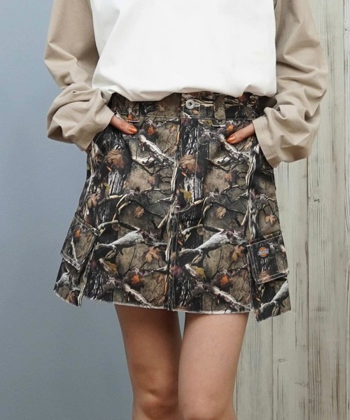 Dickies（ディッキーズ） スカート カーゴ ミニスカート ステッチ