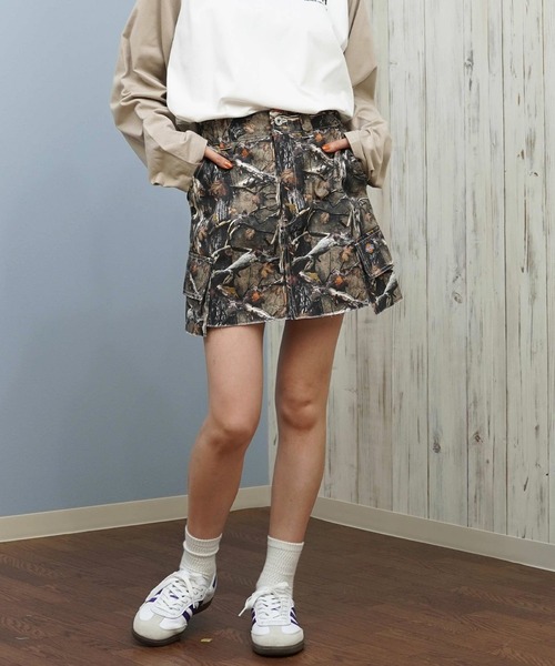 Dickies（ディッキーズ） スカート カーゴ ミニスカート ステッチ