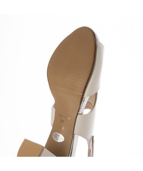 「Riz raffinee」 ヒールサンダル 22.5cm アイボリー レディース_画像9