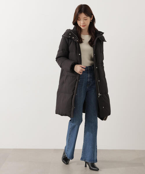 美品✨PROPORTION BODY DRESSINGリアルファー付ダウンコート PROPORTION BODY DRESSING（プロポーションボディドレッシング