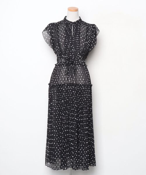 SNIDEL（スナイデル） ノースリーブワンピース 0 ブラック レディース