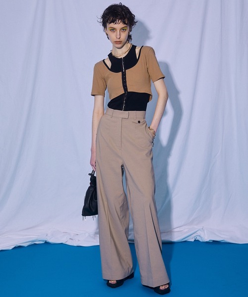 MAISON SPECIAL（メゾンスペシャル） 半袖カットソー FREE グレー