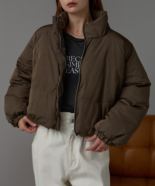 r.（アールドット） ダウンコート ダウンジャケット ファイバーダウン