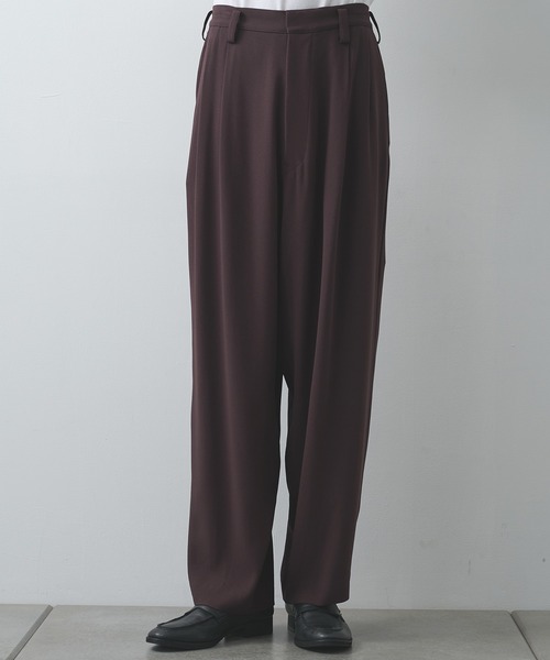 スラックス 「UJOH HOMME/ウジョー」Wide 2 Tuck PNT メンズ