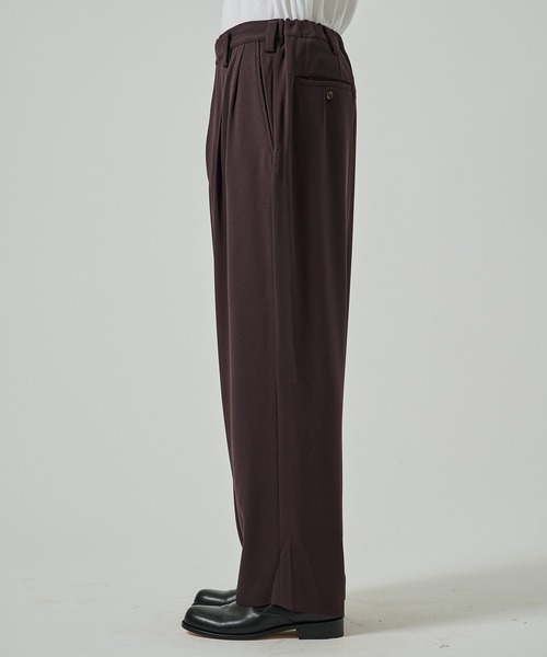 スラックス 「UJOH HOMME/ウジョー」Wide 2 Tuck PNT メンズ