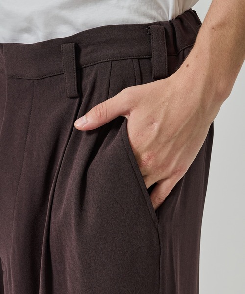 スラックス 「UJOH HOMME/ウジョー」Wide 2 Tuck PNT メンズ