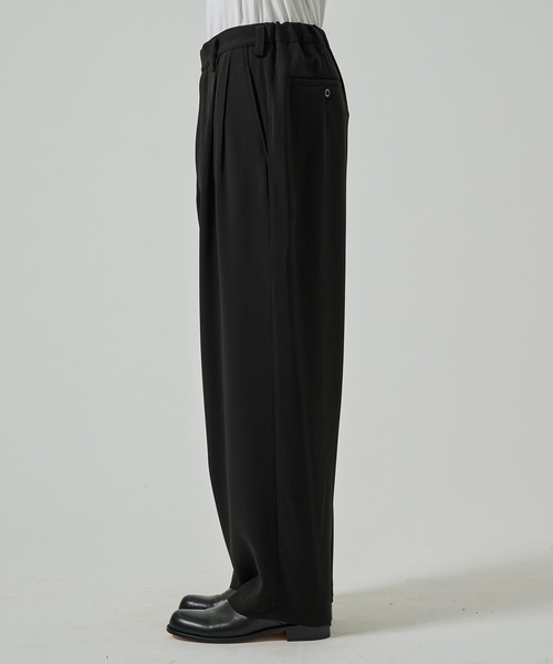 スラックス 「UJOH HOMME/ウジョー」Wide 2 Tuck PNT メンズ