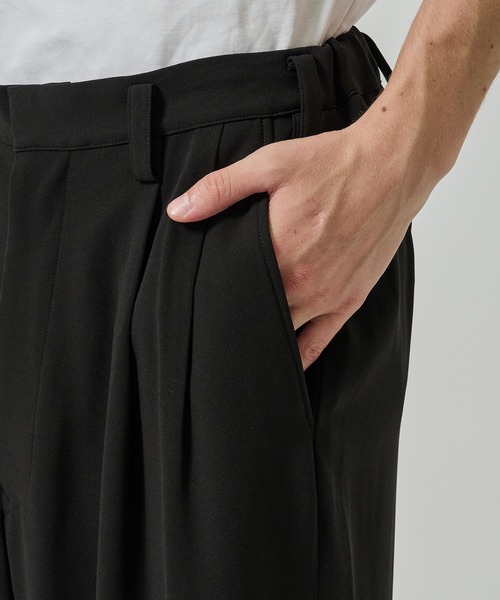 スラックス 「UJOH HOMME/ウジョー」Wide 2 Tuck PNT メンズ