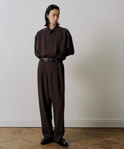 スラックス 「UJOH HOMME/ウジョー」Wide 2 Tuck PNT メンズ