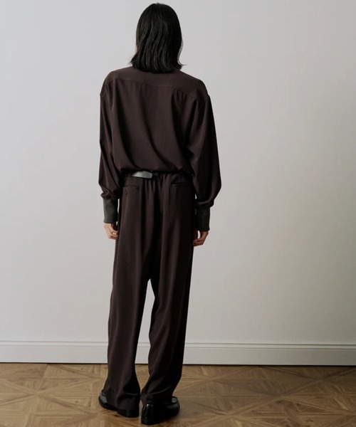 スラックス 「UJOH HOMME/ウジョー」Wide 2 Tuck PNT メンズ