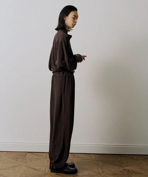 スラックス 「UJOH HOMME/ウジョー」Wide 2 Tuck PNT メンズ