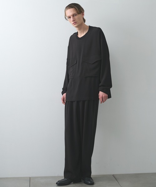 スラックス 「UJOH HOMME/ウジョー」Wide 2 Tuck PNT メンズ