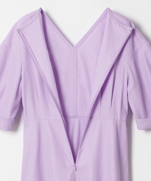 「allureville」 半袖ワンピース 2 ベージュ レディース_画像4