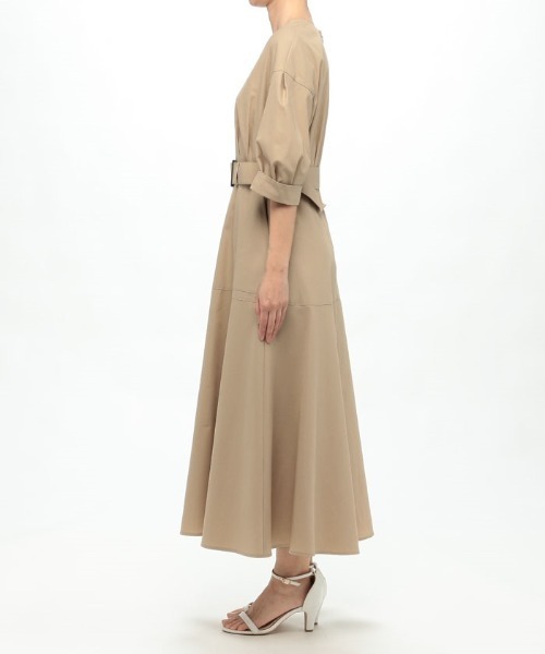 「allureville」 半袖ワンピース 2 ベージュ レディース_画像9