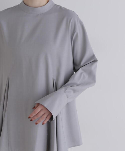 LE PHIL（ル フィル） ブラウス シャツ スクエアヘムブラウス