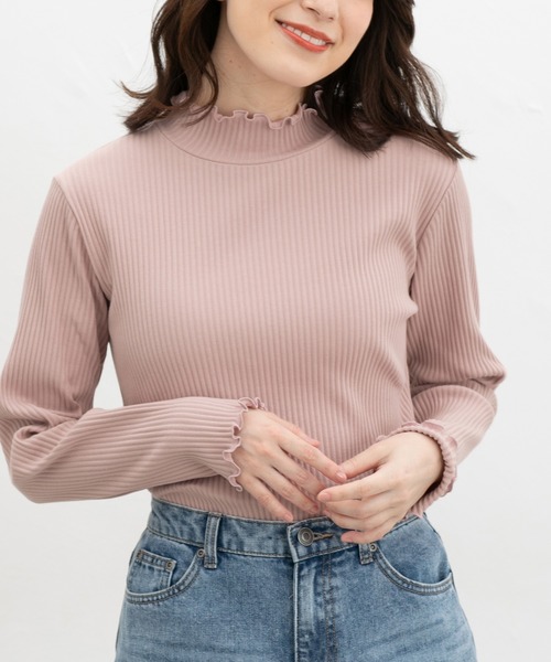 Honeys（ハニーズ） tシャツ 「ハニぽか」あったかメローハイネック