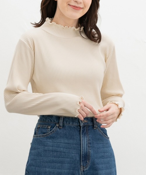 Honeys（ハニーズ） tシャツ 「ハニぽか」あったかメローハイネック