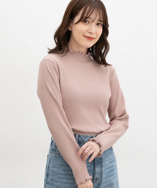 Honeys（ハニーズ） tシャツ 「ハニぽか」あったかメローハイネック
