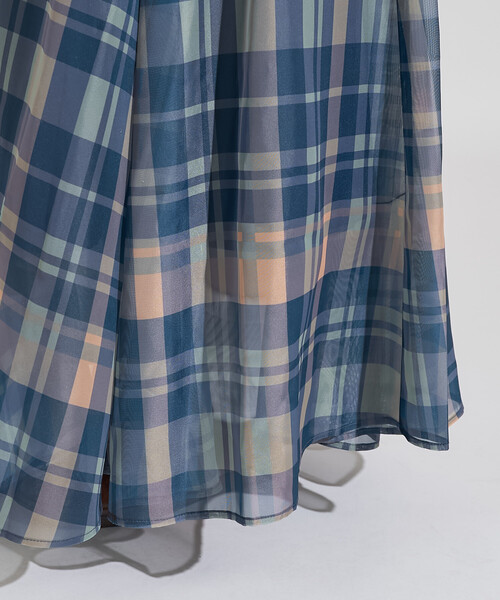 FREAK'S STORE（フリークスストア） スカート エアリーチェックフレア