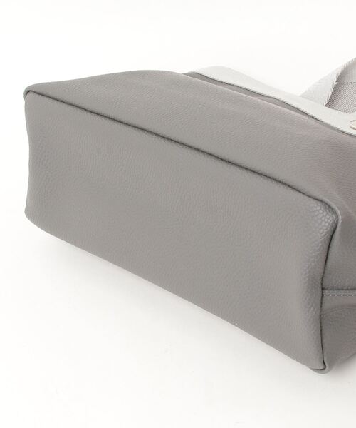 Herve Chapelier（エルベシャプリエ） ハンドバッグ - グレー