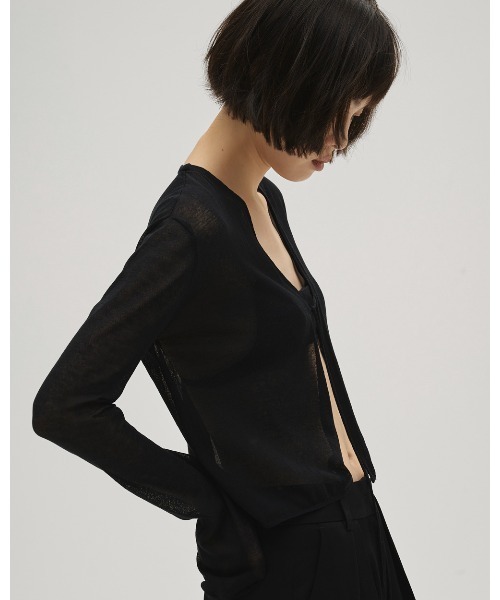 TODAYFUL カーディガン Compact Sheer Knitcardigan レディース