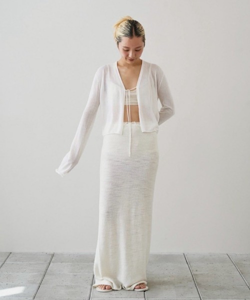 TODAYFUL カーディガン Compact Sheer Knitcardigan レディース